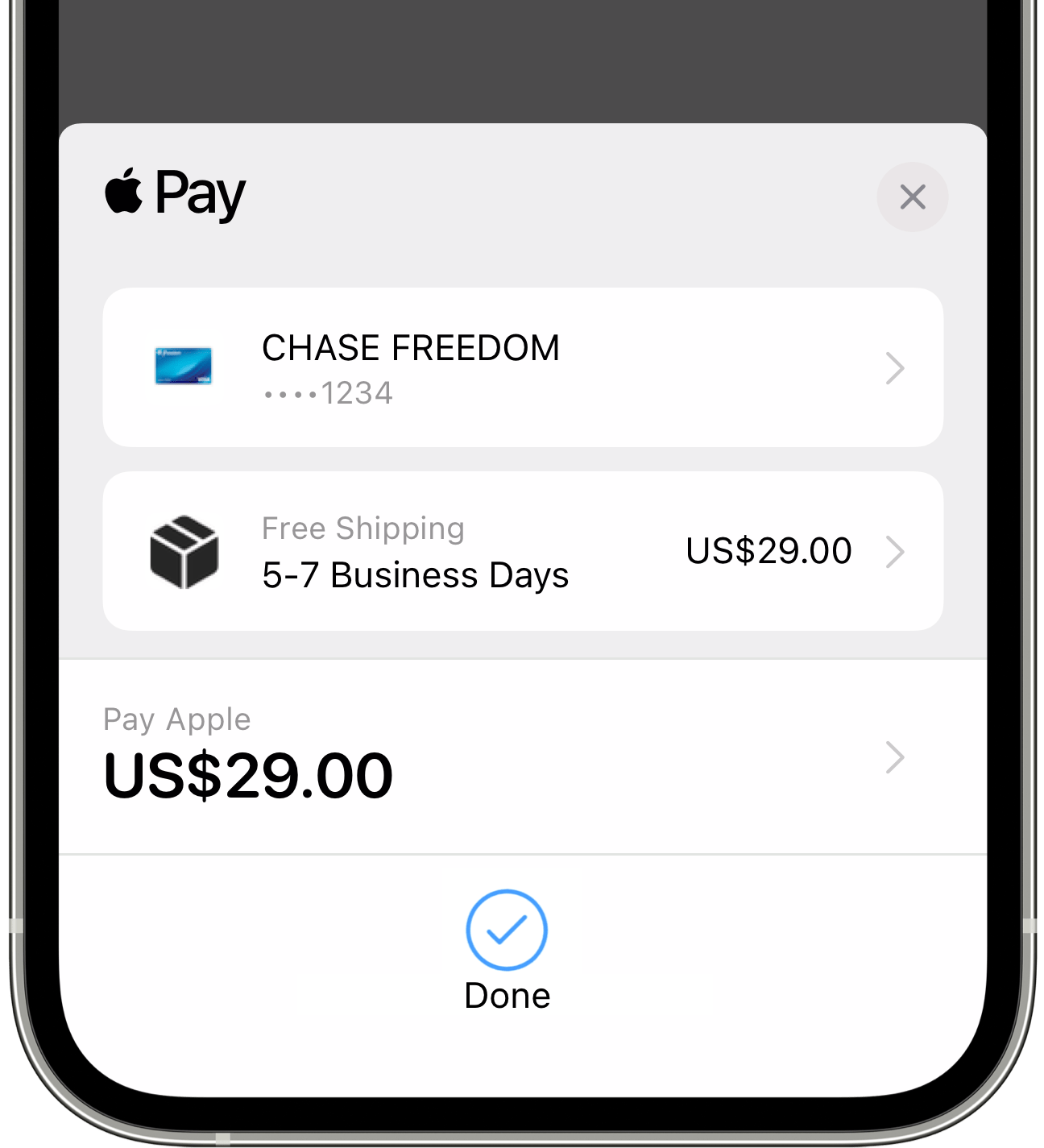 Payment confirmed
