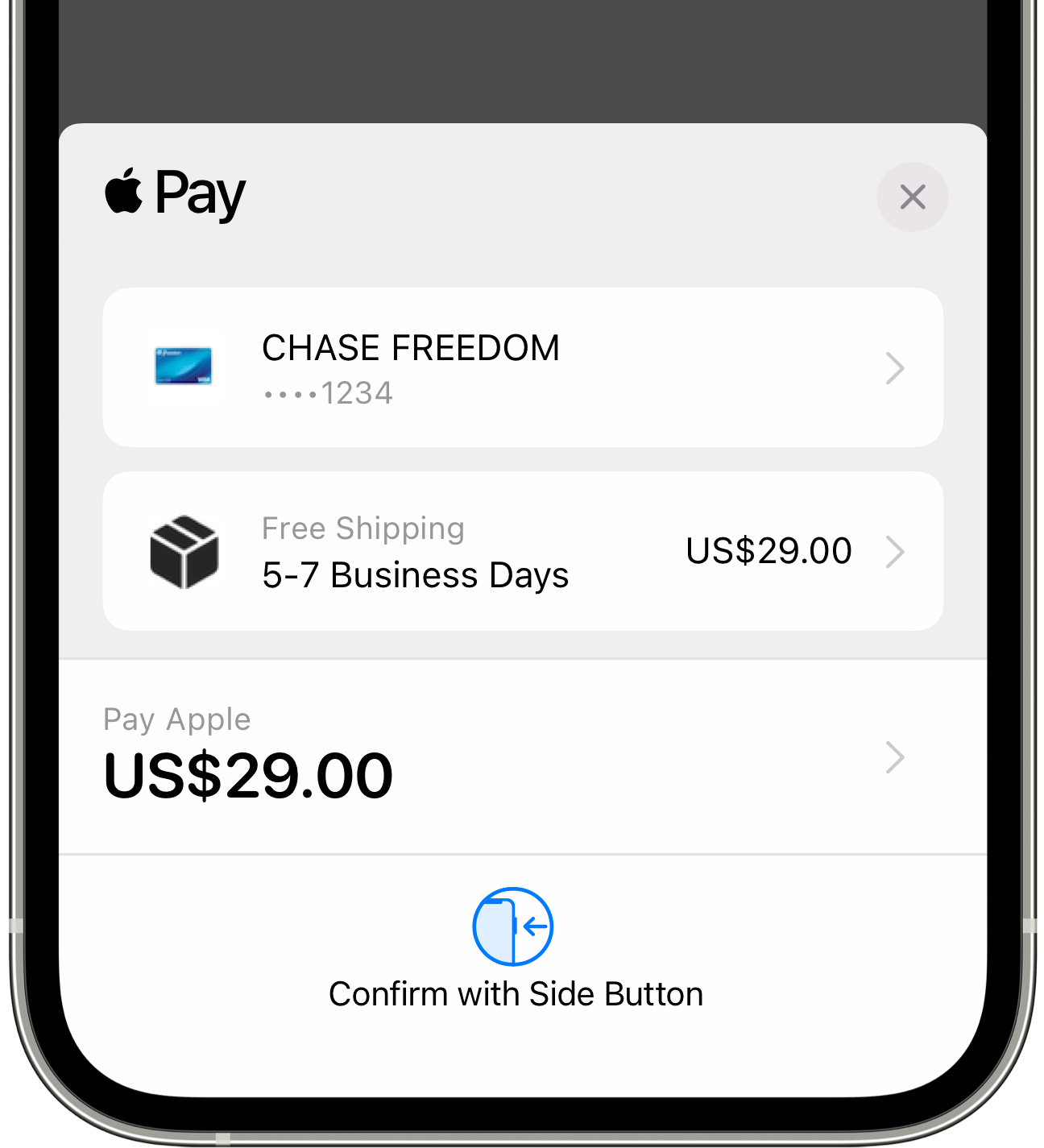 Confirm payment